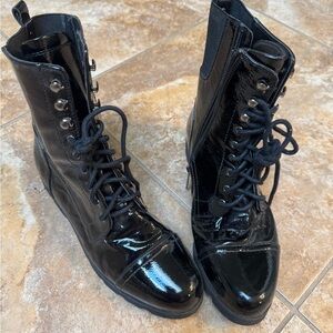 Upscale combat boots will look great with shorts. jeans or a dress!